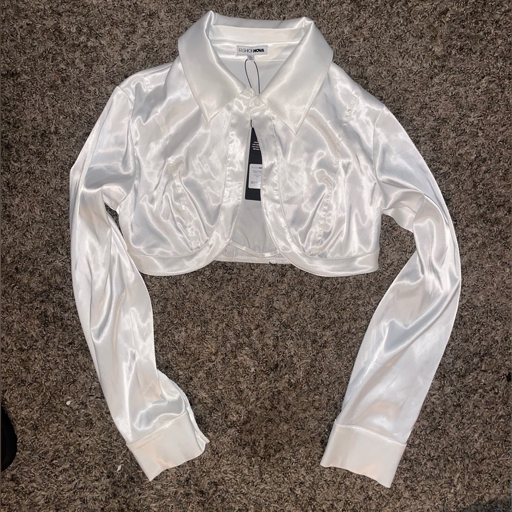 Silk crop top